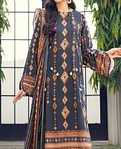 Charcoal Lawn Suit- Pakistani Lawn Dress