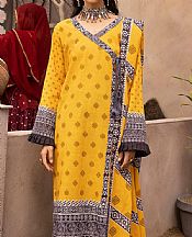 Khas Golden Yellow Khaddar Suit- Pakistani Winter Dress