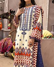Khas Off-white Khaddar Suit- Pakistani Winter Clothing