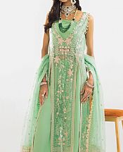 Khas Mint Green Chiffon Suit- Pakistani Designer Chiffon Suit