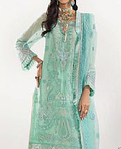 Light Turquoise Chiffon Suit