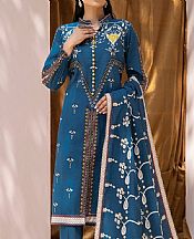 Khas Blue Jay Khaddar Suit- Pakistani Winter Dress