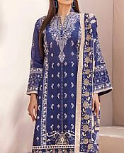 Khas Navy Blue Khaddar Suit- Pakistani Winter Dress