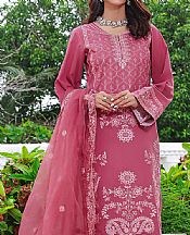 Dark Pink Cambric Suit- Pakistani Winter Dress