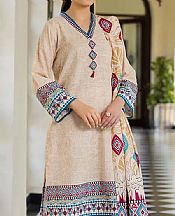 Khas Ivory Khaddar Suit- Pakistani Winter Dress
