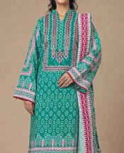 Khas Sea Green Khaddar Suit- Pakistani Winter Clothing