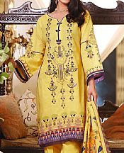 Light Golden Khaddar Suit- Pakistani Winter Dress