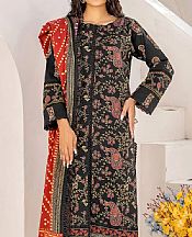 Khas Black Lawn Suit- Pakistani Lawn Dress