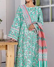 Khas Aqua Island Lawn Suit- Pakistani Lawn Dress