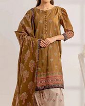 Khas Brown Lawn Suit- Pakistani Lawn Dress