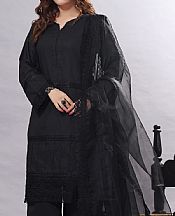 Khas  Black Lawn Suit (2 Pcs)- Pakistani Lawn Dress