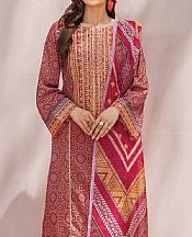 Khas Pink Cambric Suit