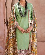 Khas Light Green Lawn Suit (2 pcs)- Pakistani Lawn Dress