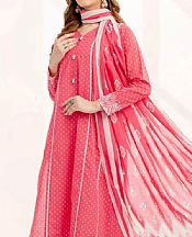 Khas Warm Pink Lawn Suit (2 pcs)- Pakistani Lawn Dress