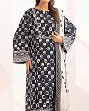 Khas Black Lawn Suit (2 pcs)- Pakistani Lawn Dress