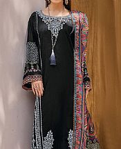 Khas Black Cambric Suit- Pakistani Winter Dress