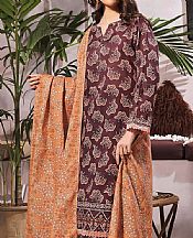 Khas Purple Brown Khaddar Suit