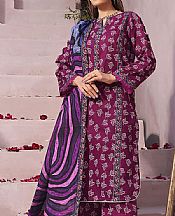Dark Raspberry Khaddar Suit