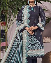 Navy Blue Khaddar Suit