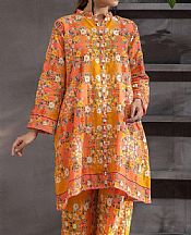 Khas Pumpkin Orange Khaddar Suit (2pcs)- Pakistani Winter Clothing