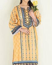 Khas Light Orange Lawn Suit (2 pcs)- Pakistani Designer Lawn Suits