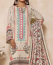 Khas Ivory Lawn Suit