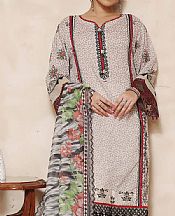 Khas Pastel Grey Lawn Suit- Pakistani Lawn Dress