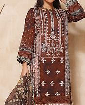 Khas Brown Lawn Suit