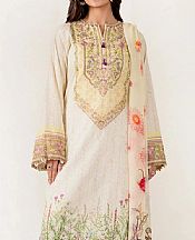 Beige Lawn Suit