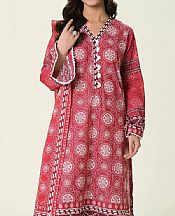 Khas Reddish Lawn Suit (2 pcs)- Pakistani Lawn Dress