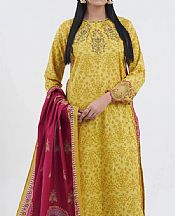 Khas Sand Gold Lawn Suit- Pakistani Designer Lawn Suits