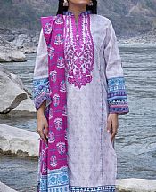 Khas Light Grey Lawn Suit- Pakistani Lawn Dress