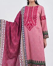 Khas Sea Pink Lawn Suit- Pakistani Designer Lawn Suits