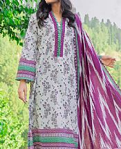 Khas Grey Lawn Suit- Pakistani Designer Lawn Suits