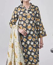 Khas Charcoal Grey Lawn Suit- Pakistani Lawn Dress
