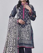 Khas Bright Grey Lawn Suit- Pakistani Designer Lawn Suits