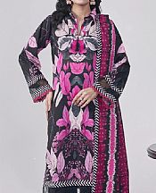 Khas Black/Pink Lawn Suit- Pakistani Lawn Dress