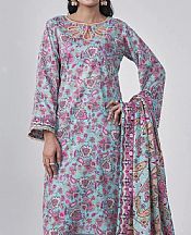 Khas Blue Lawn Suit- Pakistani Lawn Dress