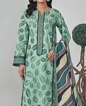 Khas Mint Green Lawn Suit (2 pcs)- Pakistani Designer Lawn Suits