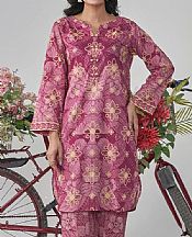 Khas Dull Pink Lawn Suit (2 pcs)- Pakistani Designer Lawn Suits