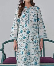 Khas Light Grey/Blue Lawn Suit (2 pcs)- Pakistani Lawn Dress