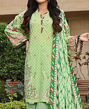 Khas Apple Green Lawn Suit- Pakistani Lawn Dress
