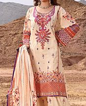 Khas Tan Lawn Suit- Pakistani Lawn Dress