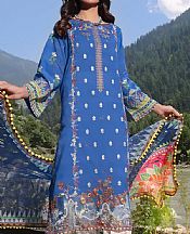 Khas Navy Blue Lawn Suit- Pakistani Lawn Dress