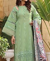 Khas Apple Green Lawn Suit- Pakistani Lawn Dress