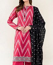 Dark Pink Lawn Suit