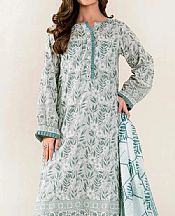Pastel Grey Lawn Suit
