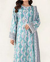 Light Sea Green Lawn Suit