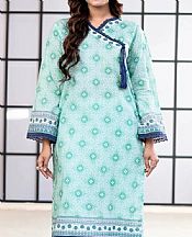 Khas Mint Green Lawn Suit (2 pcs)- Pakistani Lawn Dress