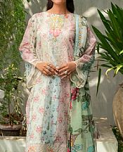 Khas Light Blue/Light Pink Lawn Suit- Pakistani Designer Lawn Suits